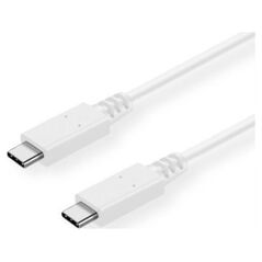 Kabel USB Value USB-C - USB-C 0.5 m Biały