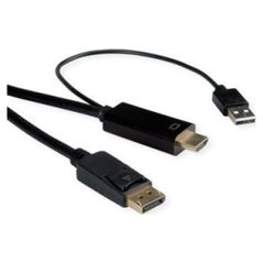 Kabel Roline ROLINE Kabel HDMI UltraHDTV - DisplayPort, M/M, zwart, 2 m