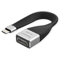 Adapter AV Roline ROLINE Adapter wyświetlacza USB typu C - DP, M/F, 0,13 m