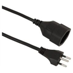 Kabel zasilający Value Przedłużacz VALUE T12/T13, kabel zasilający CH, czarny, 3 m