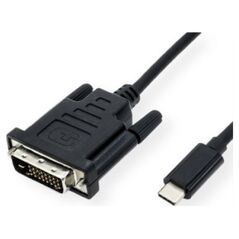 Adapter AV Value Kabel adapterowy VALUE USB typu C - DVI, M/M, 1 m