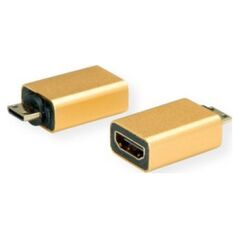 Adapter AV Roline Adapter ROLINE GOLD HDMI, HDMI żeńskie - HDMI mini męskie