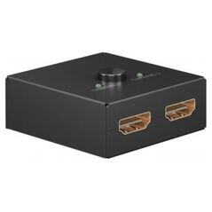 Goobay Ręczny przełącznik HDMI 2 do 1 (4K @ 30 Hz)