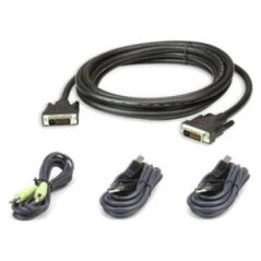 Kabel Aten ATEN 2L-7D03UDX4 USB DVI-D Dual Link Secure KVM Kabel Set