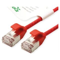 Roline ROLINE GREEN F/UTP DataCenter Patchkabel Cat.6A (Class EA), LSOH, extra dun, rood, 5 m