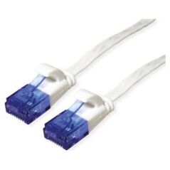 Value VALUE Patchkabel UTP, Cat.6A (Class EA), extra plat, wit, 3 m