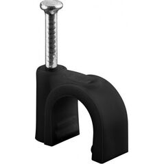 Organizer Goobay Obejma kablowa TechdatGeneralDiameterMET] mm, czarny - średnica 9 mm
