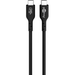 Kabel USB Goobay USB-C - USB-C 1 m Czarny