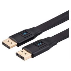 Kabel Value VALUE Kabel DisplayPort, v1.4, płaski, DP M/M, czarny, 2 m