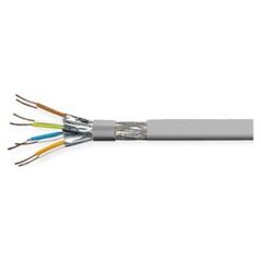Value Kabel VALUE S/FTP (PiMF), kat. 8 (klasa I), przewód pełny, AWG22, LSOH, szary, 100 m