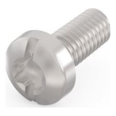 SCHROFF Śruba głowicy cylindra SCHROFF, Torx, stal ocynkowana, gwint samozabezpieczający, M2,5 x 6 mm