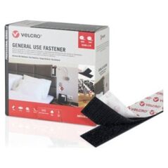 Velcro VELCRO taśma rzepowa ogólnego zastosowania 25m taśma rzepowa 25m, rzep 50mm czarny