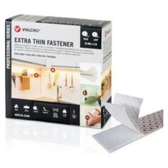 Velcro VELCRO Extra Thin Velcro 5m taśma rzepowa 5m taśma pętelkowa, rzep 20mm biały