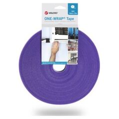 Velcro Taśma VELCRO One Wrap 10 mm, fioletowa, 25 m