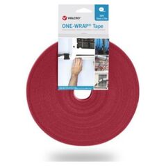 Velcro Taśma VELCRO One Wrap 16 mm, czerwona, 25 m