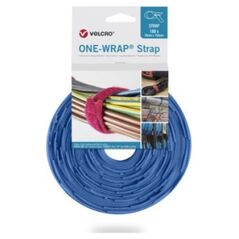 Velcro Taśma VELCRO One Wrap 20 mm x 200 mm, 100 sztuk, niebieska