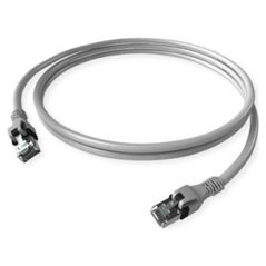 SACON Kabel krosowy DualBoot PushPull IP20, kat. 6, szary, 1 m