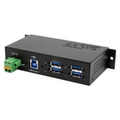Exsys EXSYS EX-1185HMVS-2 4-portowy metalowy USB 3.2 Gen1 z ochroną przeciwprzepięciową 15KV ESD