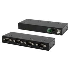 Exsys EXSYS EX-13074HM USB 2.0 do 4 portów szeregowych RS-232 metalowa obudowa chipset FTDI