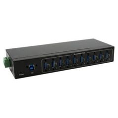 Exsys EXSYS EX-11220HMVS 10-portowy metalowy koncentrator USB 3.2 Gen 1 z chipsetem VIA VL811+