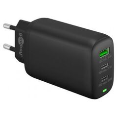 Ładowarka Goobay Wieloportowa szybka ładowarka USB-C PD 3-portowa (65 W) czarny