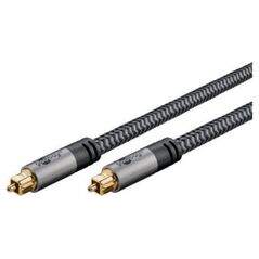 Kabel Goobay Kabel TOSLINK, 3 m, Sharkskin Grey - Długość kabla 3 m