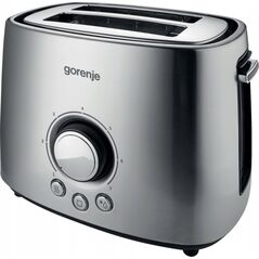 Toster Gorenje Toster Gorenje T1000E Moc 1000W Liczba przegódek 2 Materiał obudowy metal