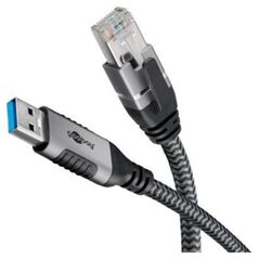 Kabel USB Goobay Kabel Ethernet USB-A do RJ45, 5 m