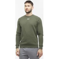 Under Armour Bluza męska Under Armour Rival Fleece Crew khaki 1379755 390 S