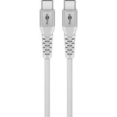Kabel USB Goobay USB-C - USB-C 3 m Biały (70195)