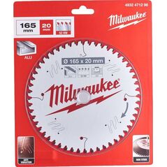 Milwaukee MILWAUKEE CIRCULAR SAW 165x20x2.2x52z ALUMINUM