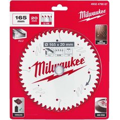Milwaukee MILWAUKEE CIRCULAR SAW 165x20x2.2x52z ALUMINUM