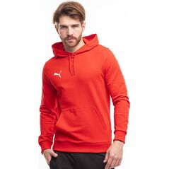 Puma Bluza męska Puma Team Goal Casuals Hoody czerwona 658618 01 M