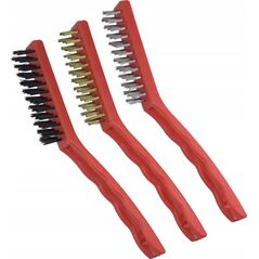 Dedra Zestaw szczotek 3szt, 3-rzędowe, 225mm, uchwyt plastik