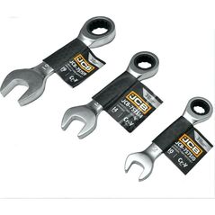 JCB JCB KLUCZ OCZKOWY Z GRZECHOTKĄ  KRÓTKI 19mm