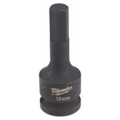 Milwaukee MILWAUKEE IMPACT SOCKET 1/2" HEX12 SHANK