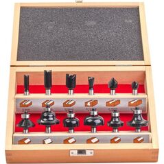 Frezarka Milwaukee MILWAUKEE SHANK CUTTERS 8mm SET of 12 pcs.