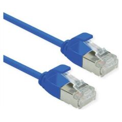 Roline ROLINE F/UTP DataCenter Patch Cord Cat.6A (Class EA), LSOH, bardzo cienki, niebieski, 3 m