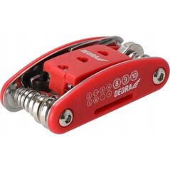 Dedra Multitool rowerowy zestaw naprawczy 15szt, CRV
