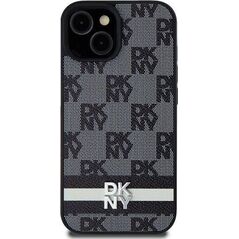 DKNY DKNY DKHCS24LPCPTSSK S24 Ultra S928 czarny/black hardcase Leather Checkered Mono Pattern & Printed Stripes