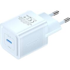 Kabel zasilający Vention Ładowarka sieciowa, Vention, FEPL0-EU, USB-C, 20W, GaN (niebieska)