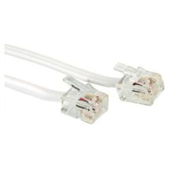 Value Płaski kabel RJ11 6P4C, szary, 6 m