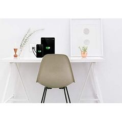 Adapter AV LogiLink LogiLink PA0254 gniazdko elektryczne 2 x USB A + 1 x USB C Biały