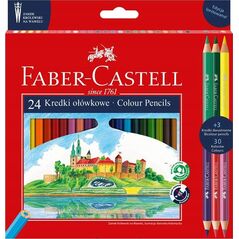 Faber-Castell Kredki ołówkowe Faber-Castell WAWEL 24+3 szt.