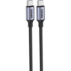 Kabel USB Gepard Kabel GEPARD USB-C - USB-C 60W metal head 1,2m