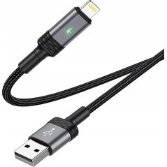 Kabel USB Borofone Borofone Kabel BU30 Lynk Smart power-off - USB na Lightning - 2,4A 1,2 metra czarny