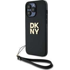 DKNY DKNY Wrist Strap Stock Logo - Etui iPhone 14 Pro Max (czarny)