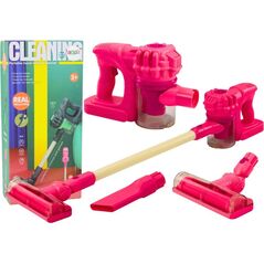 LeanToys Odkurzacz Pionowy Zabawkowy Światła Dźwięki Różowy