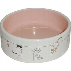 Yarro International YARRO MISKA CERAMICZNA DLA KOTA MOTYW     KOTA 12,5x4,5cm MIX KOLOR
