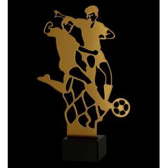 Victoria Sport Trofeum metalowe z marmurową podstawą - Piłka nożna